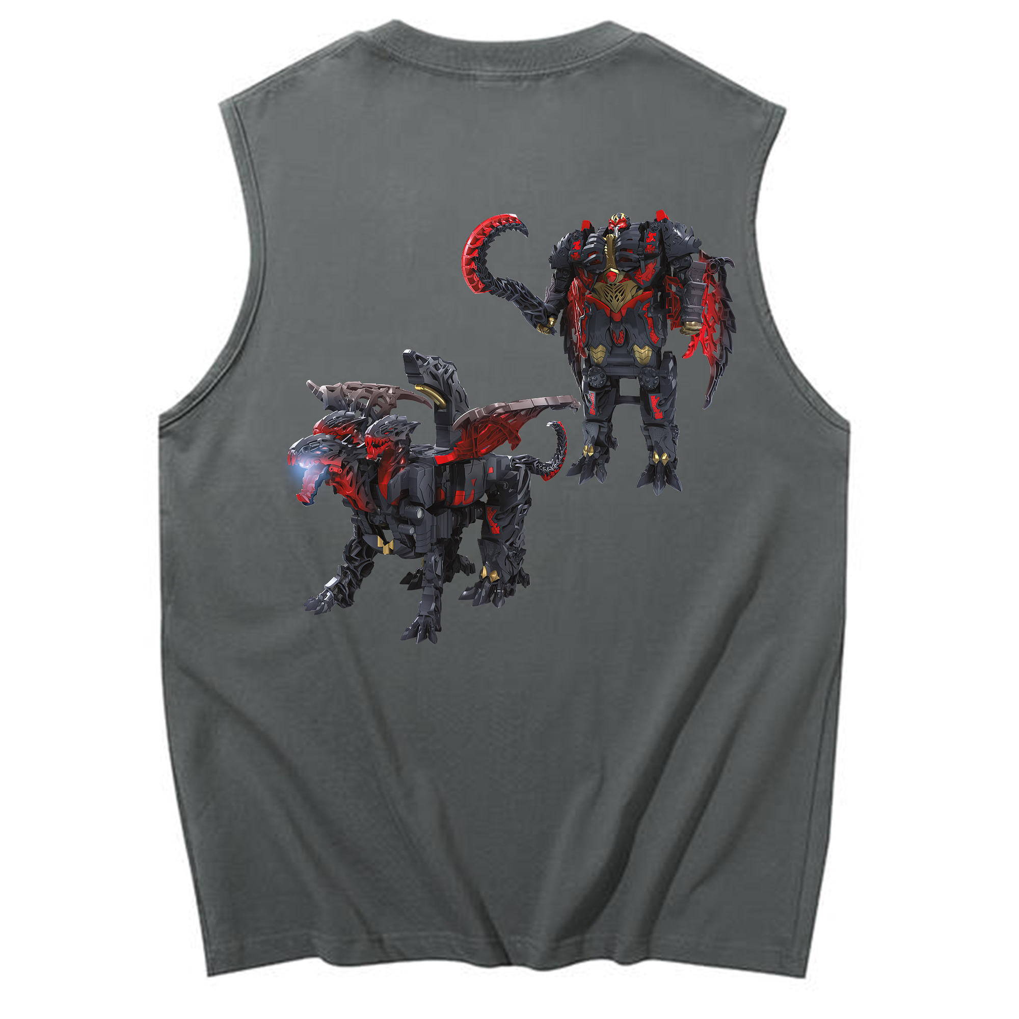 （画像用） Transformers トランスフォーマー コットン100％タンクトップ（背面プリント）